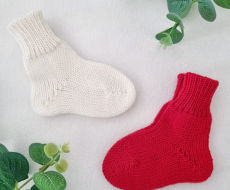Merino vilnos kojinyčių komplektas, pirmosios kojinytės kūdikiui