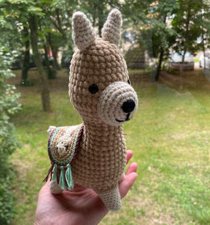 žaislai | minkšti | Alpaka - minkštas žaisliukas 21cm