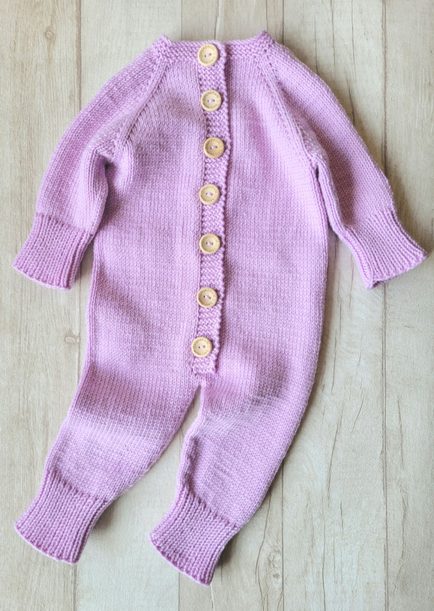 100% merino vilnos kombinezonas 0-6mėn mažyliui apranga | Megztukai | 100% merino vilnos kombinezonas 0-6mėn m