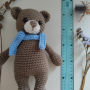 žaislai | minkšti | nertas žaislas meškiukas teddy 23 cm ilg