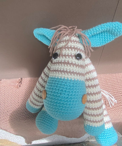 žaislai | minkšti | Juokingas zebriukas 30cm ugio