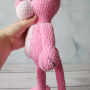 žaislai | minkšti | rankų darbo žaislas - rožinė pantera ilg