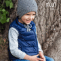apranga berniukams | Kepurės | merino vilnos kepurė bumbuliukų raštu su