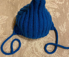 Vaikiška kepurytė mėlynos spalvos