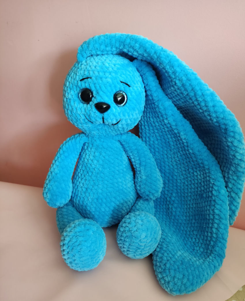 Zuikis puikis ilgaausis 30cm žaislai | minkšti | zuikis puikis ilgaausis 30cm