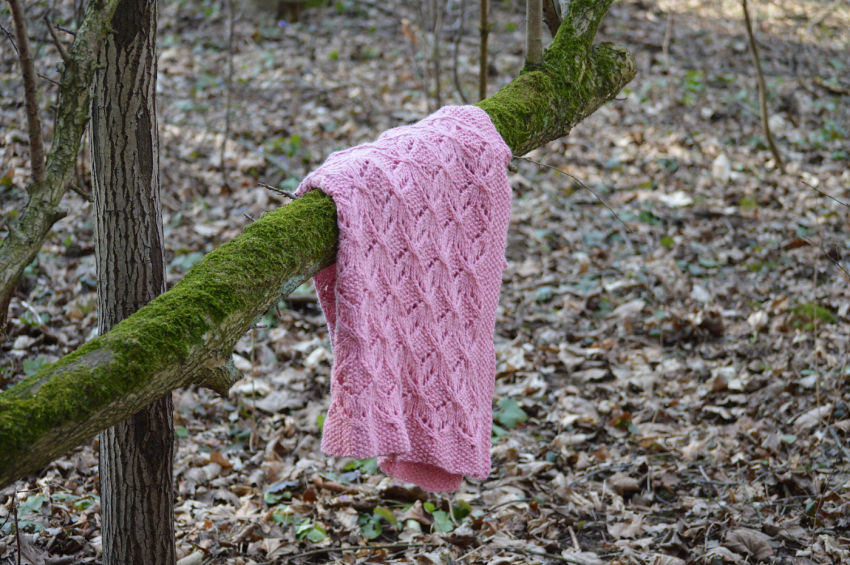 Rožinis merino vilnos pledukas aksesuarai | pledukai | rožinis merino vilnos pledukas