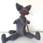 žaislai | lėlės | pirštininė lėlė - katinėlis užsideda ant