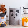 dekoracijos | krepšeliai | žaislų krepšys žirafa 30 cm x 30 cm