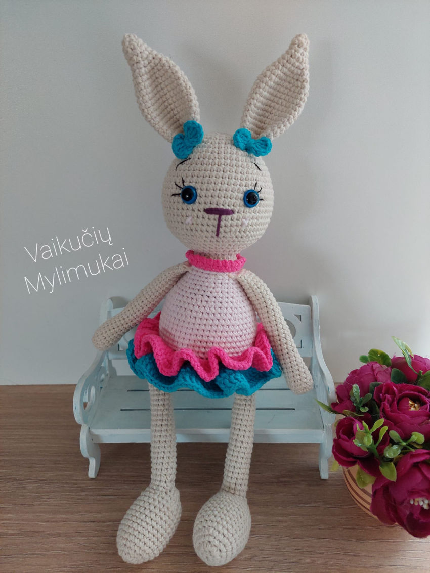 Gražuolė zuikutė meilute ❤️ žaislai | minkšti | gražuolė zuikutė meilute ❤️
