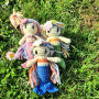 žaislai | lėlės | pavasarinės lėlės - mini undinėlės 13cm 