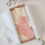 avalynė | kojinės | kūdikio kojinytės rožinės merino vilnos 