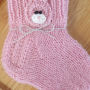 avalynė | kojinės | šiurkščios vilnos kojinytės naujagimiui 