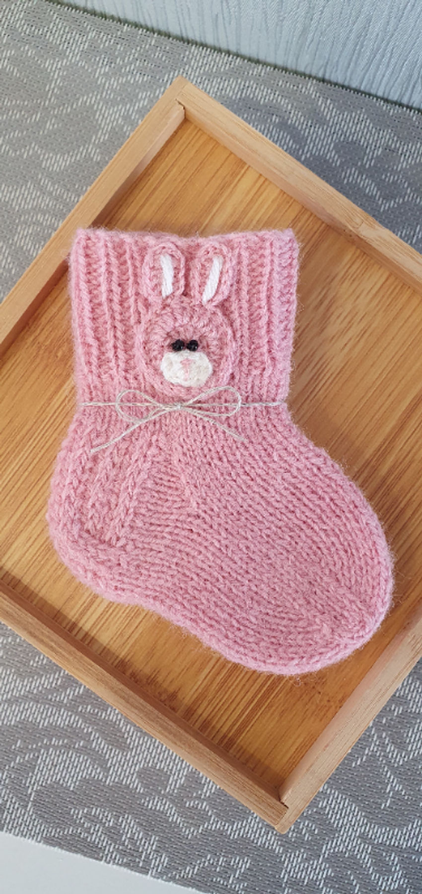 Šiurkščios vilnos kojinytės naujagimiui pėdutės ilgis 9cm avalynė | kojinės | šiurkščios vilnos kojinytės naujagimiui
