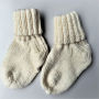 avalynė | kojinės | kojinytės kūdikiui merino vilnos megztos