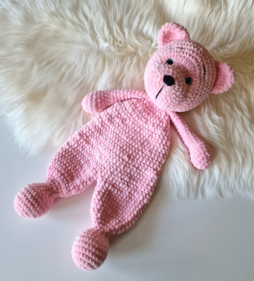 Miego draugas meškutis 48 cm ilgio ružava spalva žaislai | migdukai | miego draugas meškutis 48 cm ilgio ružav