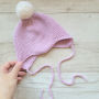 apranga | Kepurės | 100 merino vilnos kepurytė 0-3 3-6 mėnes