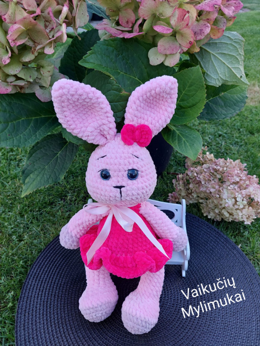 Švelnutė gražuolė zuikutė ❤️ žaislai | minkšti | švelnutė gražuolė zuikutė ❤️