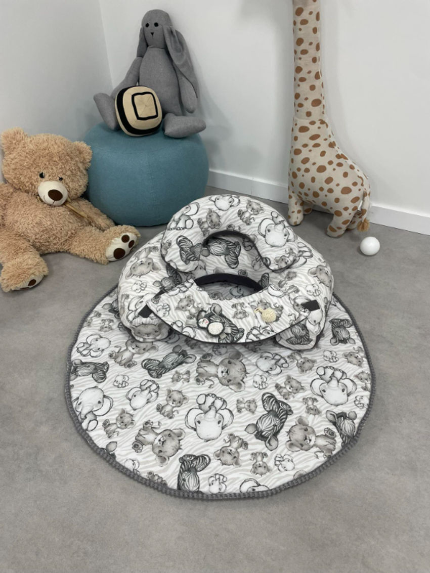 Dovanos | naujagimiams | funkcinė pagalvė su žaidimų kilimėliu ze
