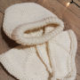 apranga | Kepurės | megzti baby vilnos šalmukai kūdikiams ir