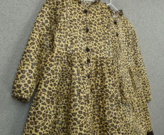 Leopardo rašto suknelė mergaitėms