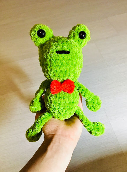 žaislai | minkšti | Pliušinis žaisliukas varliukas’’ 23cm au