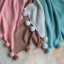 aksesuarai | pledukai | įvairių spalvų megzti pledukai kūdikiui 