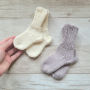 avalynė | kojinės | kojinaičių komplektas 9 ir 10 cm  merino