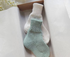 Merino vilnos kojinyčių komplektas pirmosios kojinytės kūdikiui