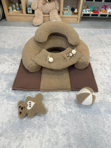 Dovanos | naujagimiams | Funkcinė pagalvė teddy bear brown xm kom
