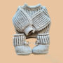 apranga | Megztukai | rankų darbo oversize megztinis ir tapuka