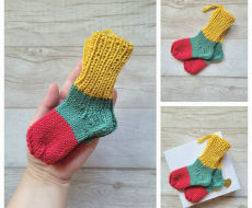 Merino vilnos kojinaitės 9 cm tautinės kojinaitės pirmosios kojinaitės 