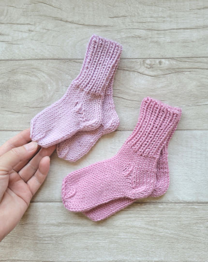 Kojinaičių komplektas 9 ir 12 cm merino vilna pirmosios kojinaitės avalynė | kojinės | Kojinaičių komplektas 9 ir 12 cm merino