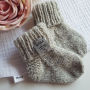 avalynė | kojinės | vilnonės kojinytės naujagimiui neutralio