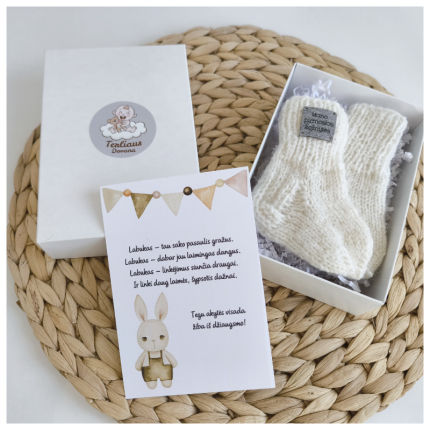 avalynė | kojinės | Mano pirmosios kojinytės naujagimiui  su