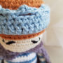 žaislai | lėlės | nertas žaislas amigurumi princas 22 cm d