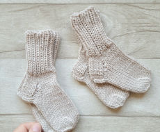 Kojinaičių komplektas dvi poros 10 cm merino vilna pirmosios kojinaitės 