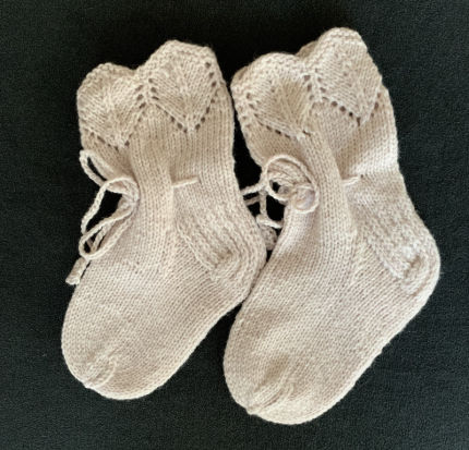avalynė | kojinės | Kojinytės kūdikiui merino vilna megzta r