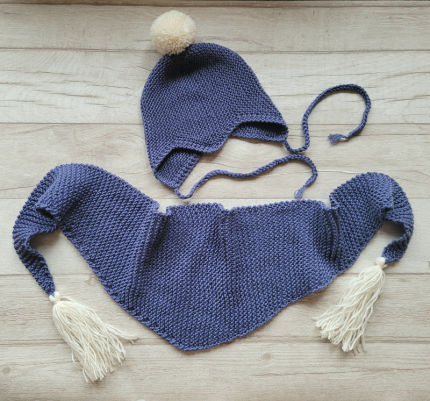 Kepurytės ir šalikėlio komplektas 100 procentų merino vilna apranga | Kepurės | Kepurytės ir šalikėlio komplektas 100 pr