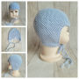 apranga | Kepurės | 100 merino vilnos kepurytė 0-3 mėn 3-6mė