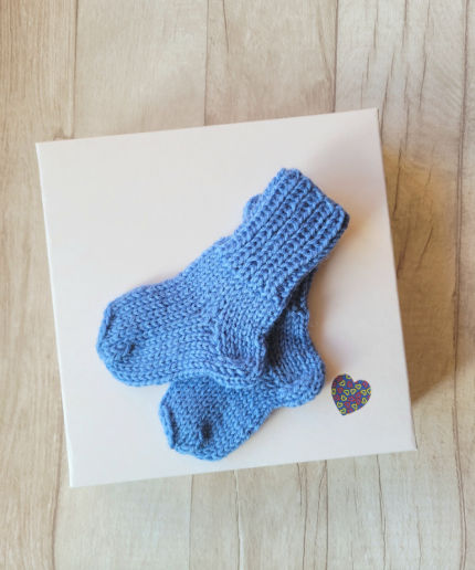 Vilnos kojinaitės 9 cm pirmosios kojinaitės dovana naujagimiui avalynė | kojinės | Vilnos kojinaitės 9 cm pirmosios kojina
