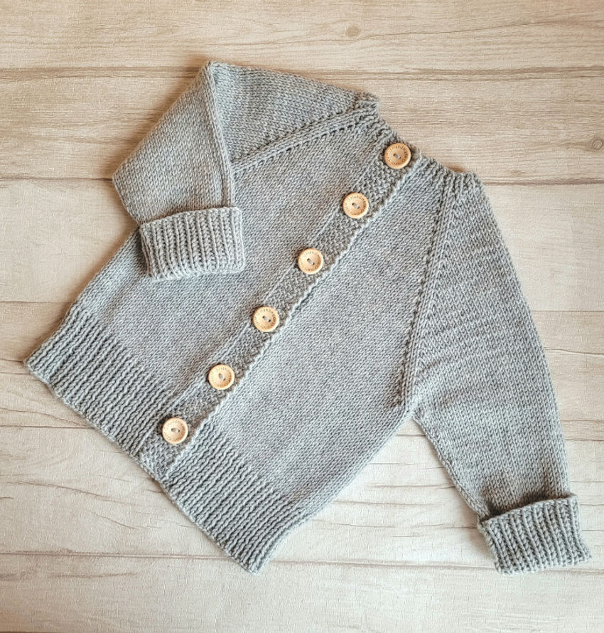apranga | Megztukai | 100 merino vilnos megztukas 0-6 6-12 mėn