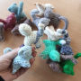 žaislai | minkšti | nertas minkštas žaislas katinukas rankų 