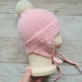 apranga | Kepurės | kepurytė 100 proc merino vilna 0-3 3-6 m
