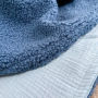 aksesuarai | pledukai | teddy boucle mėlynas pledukas teddy ir m