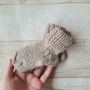 avalynė | kojinės | vilnos kojinaitės 9cm  pirmosios kojinai