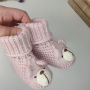 avalynė | tapukai | merino vilnos rožiniai tapukai - meškuči