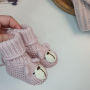 avalynė | tapukai | merino vilnos rožiniai tapukai - meškuči