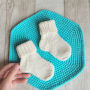avalynė | kojinės | merino vilnos kojinaitės 9 cm pirmosios 