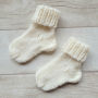 avalynė | kojinės | merino vilnos kojinaitės 9 cm pirmosios 
