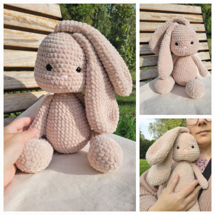 žaislai | minkšti | Minkštas zuikis dovana naujagimiui dovan